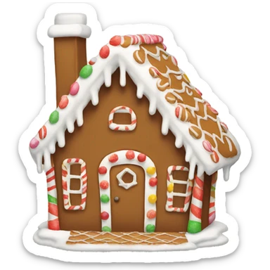 gingerbread house sticker