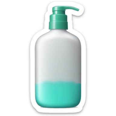 a bottle of shampoo sticker