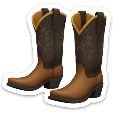 Western boots  sticker