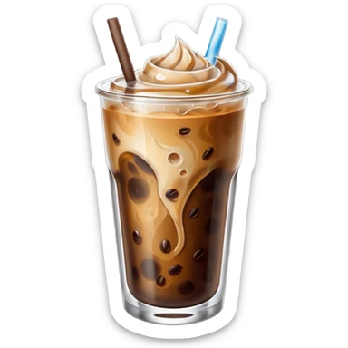 Iced coffee sticker