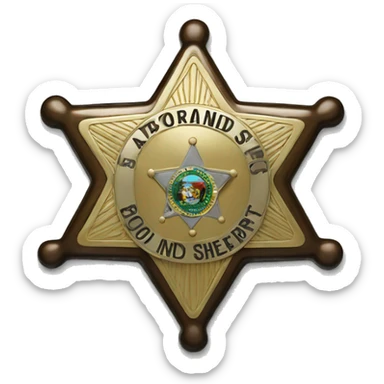 Broward Sheriff badge sticker