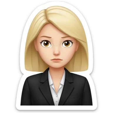 make me a person that works at AHCA and denies every medicare claim. make it a woman  sticker