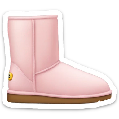 light pink uggs sticker
