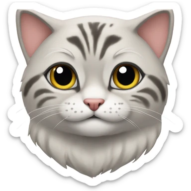 Кошка бежит sticker