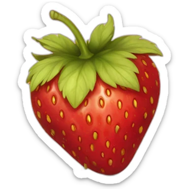 strawberry book of dragons sticker