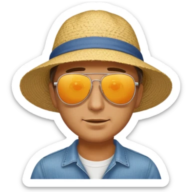 Nah çeken adam sticker