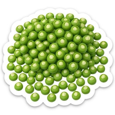 green peas sticker