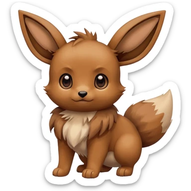 Eevee pokemon sticker
