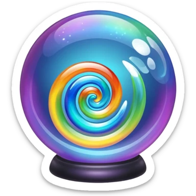 magic ball sticker