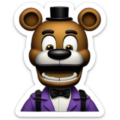 Five night at freedy's fnaf1 sticker