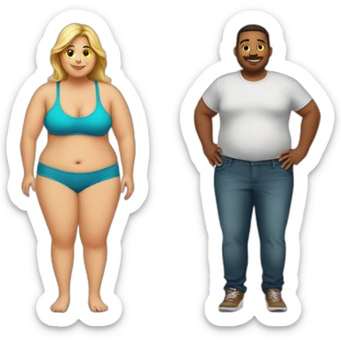 weight loss before after sticker