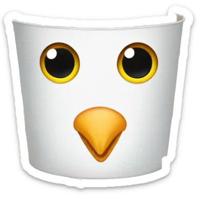 Chicken pop-corn sticker