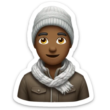 Winter Schal  sticker