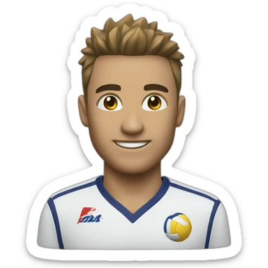 Spike Volleybll sticker