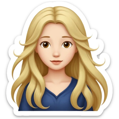 Romantic garil  sticker