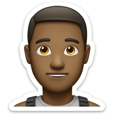 Straightest face sticker