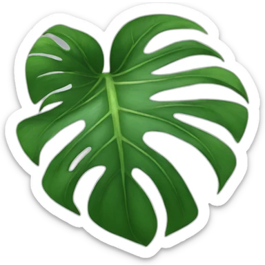 monstera sticker