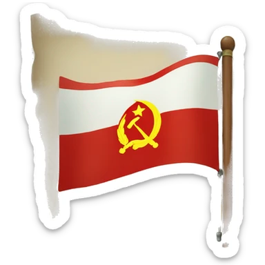 flag of the ussr sticker