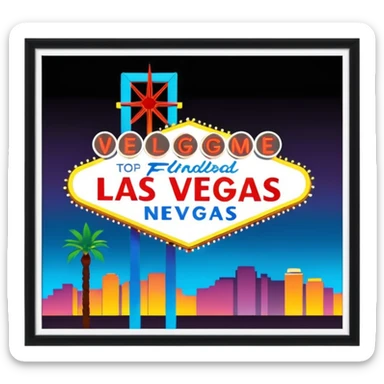 make a vegas emoji simpke sticker
