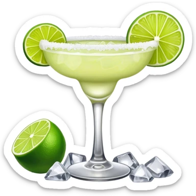 classic margarita cocktail  sticker