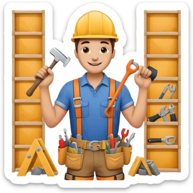 renovating apartment sticker