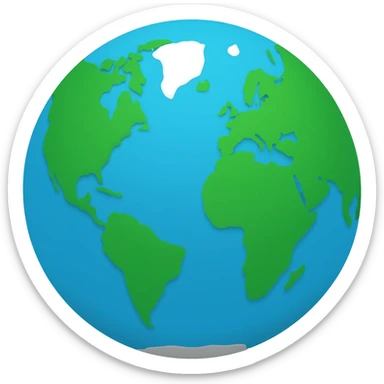 Earth sticker