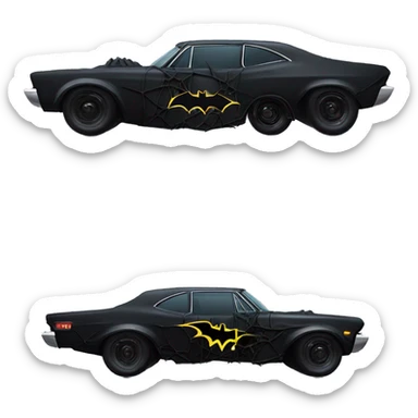 Side view 69 Nova Batman’s edition. Scary and fast. shaped like a spider  sticker