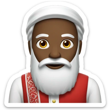 Santa in Saudi sticker