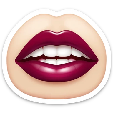 Astra lip gloss Burgundy sticker
