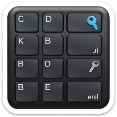 Keyboard Key sticker