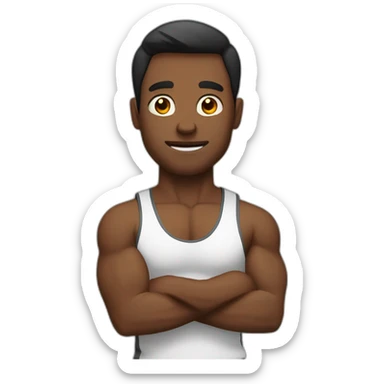 gym guy sticker