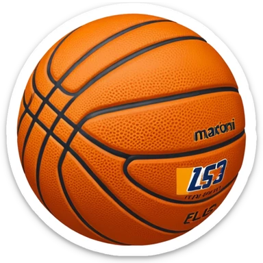 Hazme un emoji de bola de basket sticker