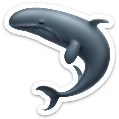 sperm whale sticker