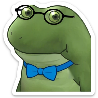 Fat orange and white cat hazel eyes sticker