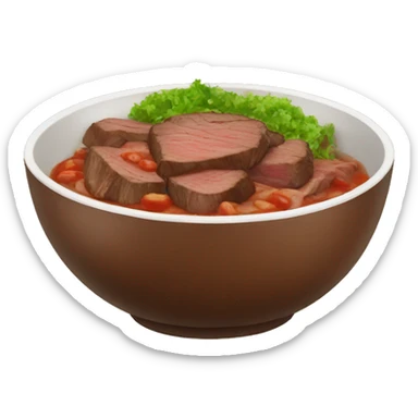 beef bowl sticker