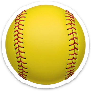 Softball sticker