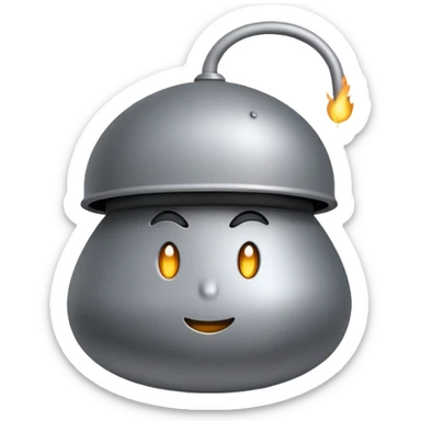 Bomb with Arab hat sticker