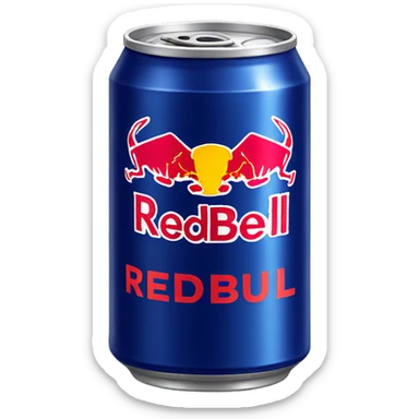Redbull can sticker