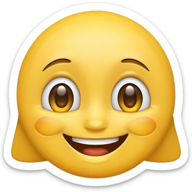 Smile emoji  sticker