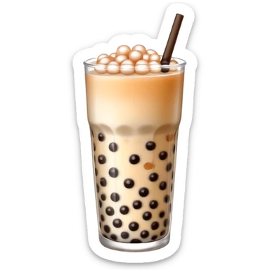 Boba tea sticker