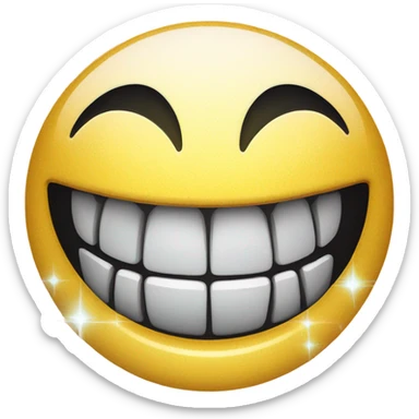 Smiley with grill sticker