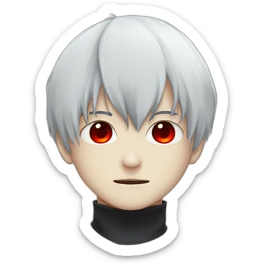 Kaneki ken avec un œil rouge sticker
