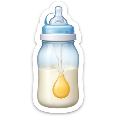 mamadera de bebe sticker