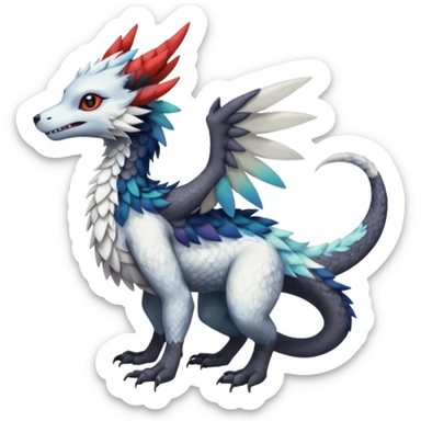 "Dutch Angel Dragon"-Trico-Silvally-Vernid-Sergal-hybrid-fusion sticker