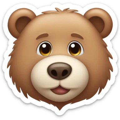 Bear with hearts  sticker