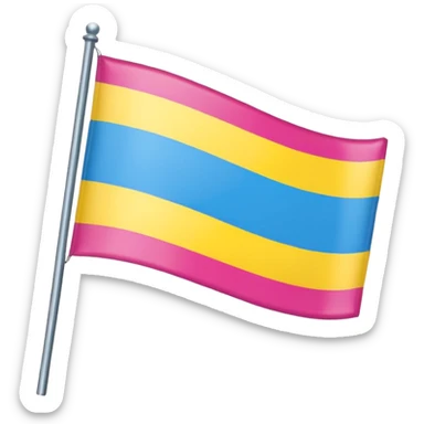 Pansexual small flag emoji sticker