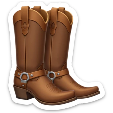 Cowboy Boot minimalistic sticker