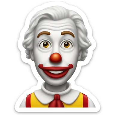 Ronald McDonald clown  sticker