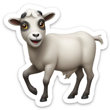Cabra saltando sticker