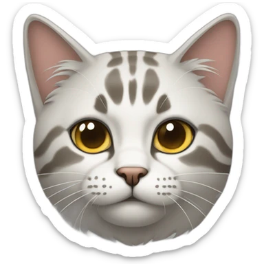Um gato sentado sticker